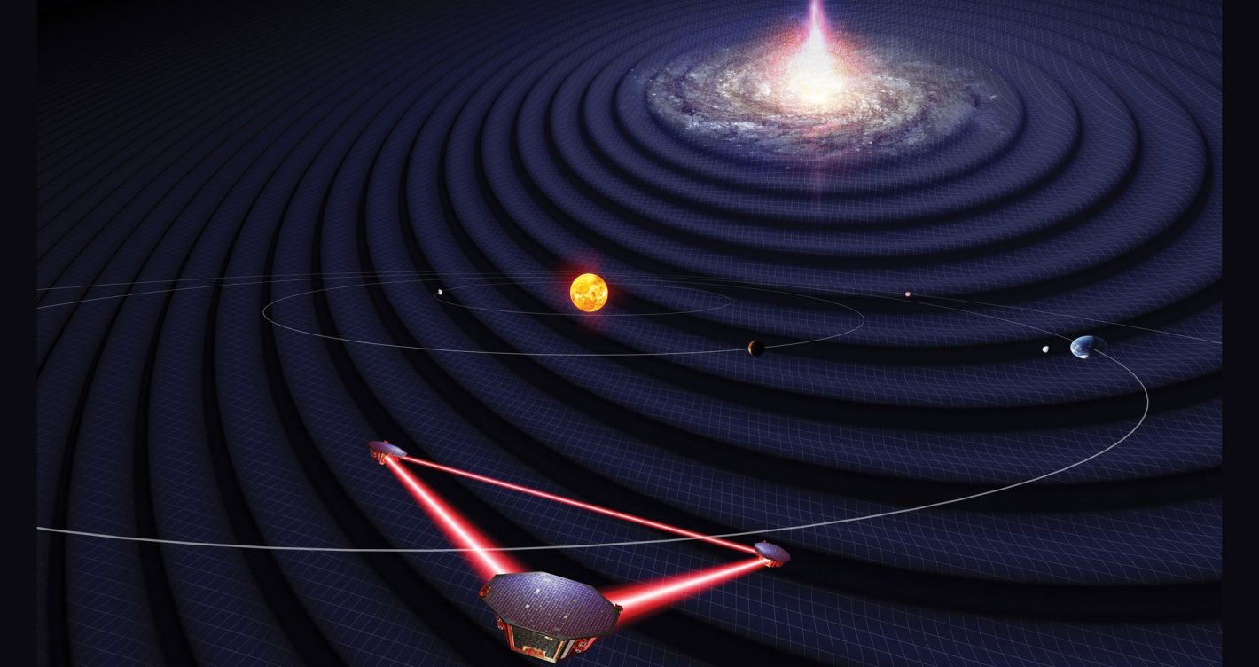 A trio of satellites nicknamed LISA will one day measure gravitational waves that reveal the origins of the universe with unprecedented range and clarity.